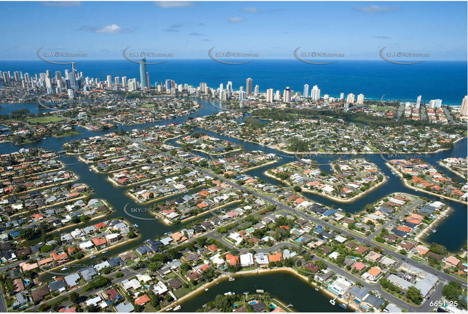 Aerial Photo Broadbeach Waters QLD Aerial Photography