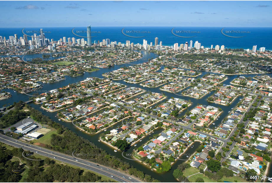 Aerial Photo Broadbeach Waters QLD Aerial Photography