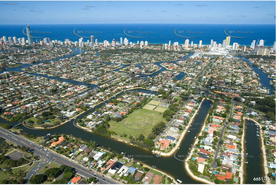 Aerial Photo Broadbeach Waters QLD Aerial Photography