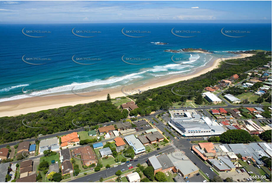 Aerial Photo Sawtell NSW Aerial Photography