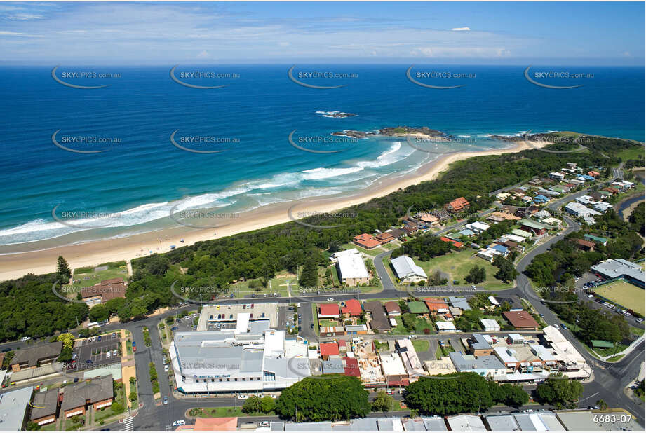 Aerial Photo Sawtell NSW Aerial Photography