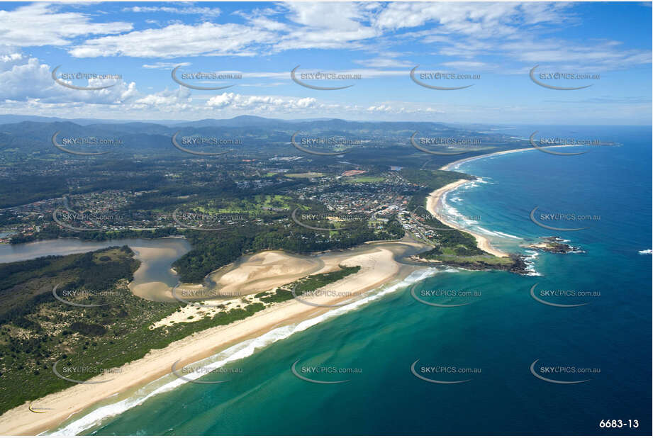 Aerial Photo Sawtell NSW Aerial Photography