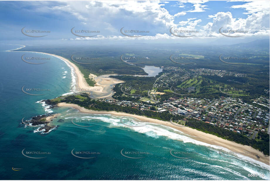 Aerial Photo Sawtell NSW Aerial Photography