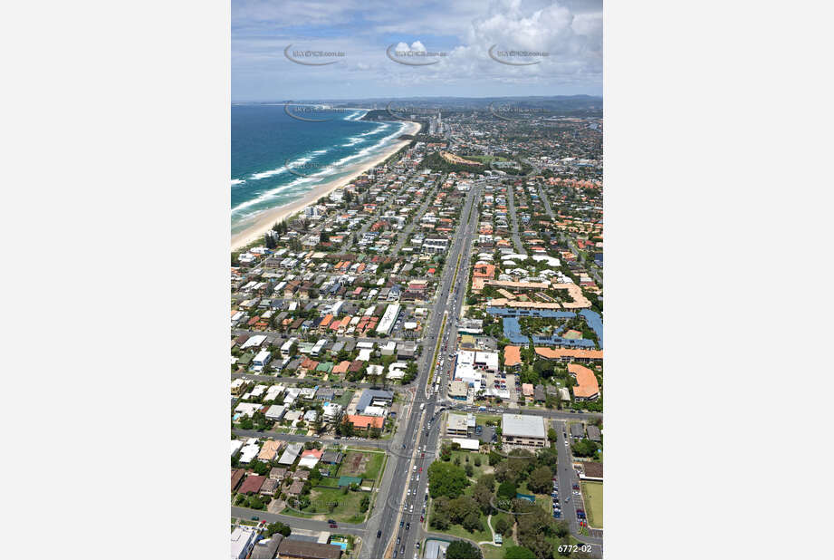 Aerial Photo Mermaid Beach QLD Aerial Photography