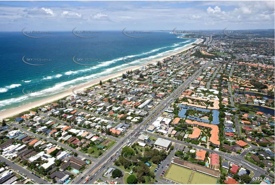 Aerial Photo Mermaid Beach QLD Aerial Photography