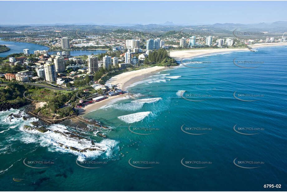 Aerial Photo Kirra QLD Aerial Photography