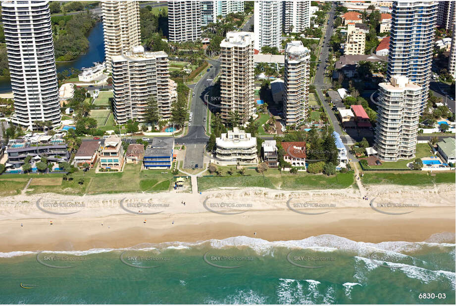 Aerial Photo Main Beach QLD Aerial Photography