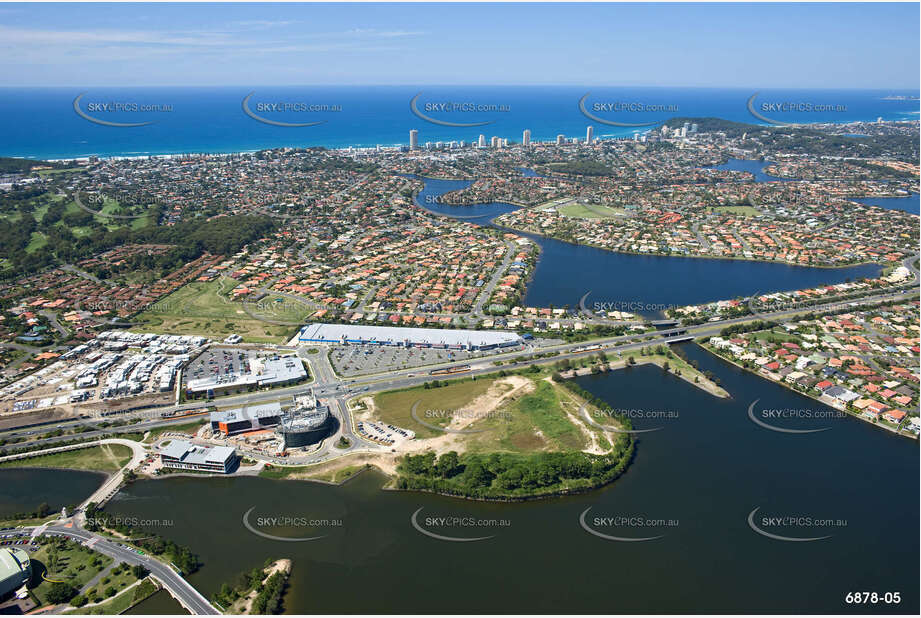 Aerial Photo Varsity Lakes QLD Aerial Photography