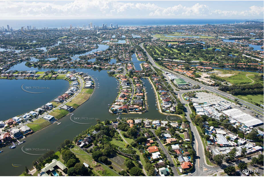 Aerial Photo Carrara QLD Aerial Photography