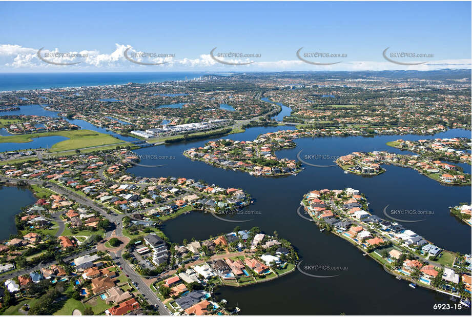 Aerial Photo Clear Island Waters QLD Aerial Photography