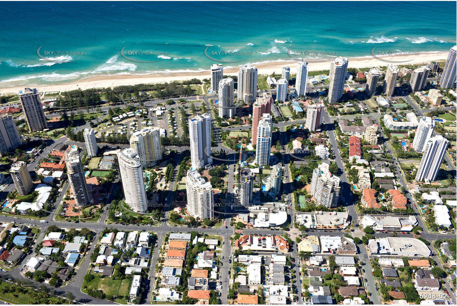 Aerial Photo Main Beach QLD Aerial Photography