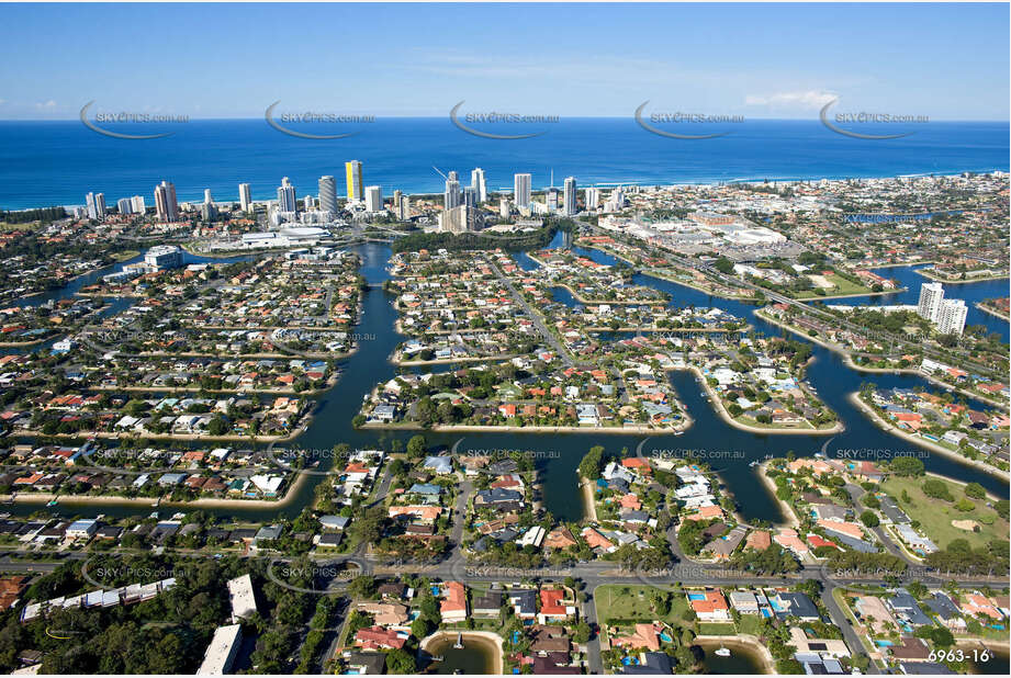 Aerial Photo Broadbeach Waters QLD Aerial Photography