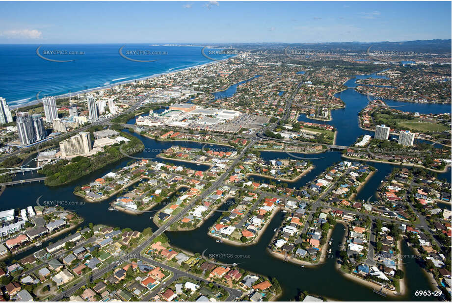 Aerial Photo Broadbeach Waters QLD Aerial Photography