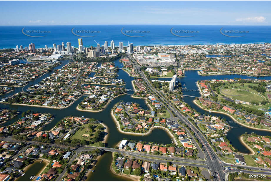 Aerial Photo Broadbeach Waters QLD Aerial Photography