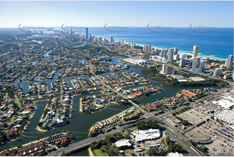 Aerial Photo Broadbeach Waters QLD Aerial Photography