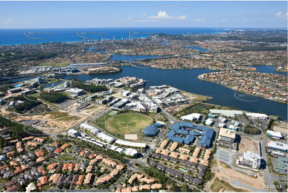 Aerial Photo Varsity Lakes QLD Aerial Photography