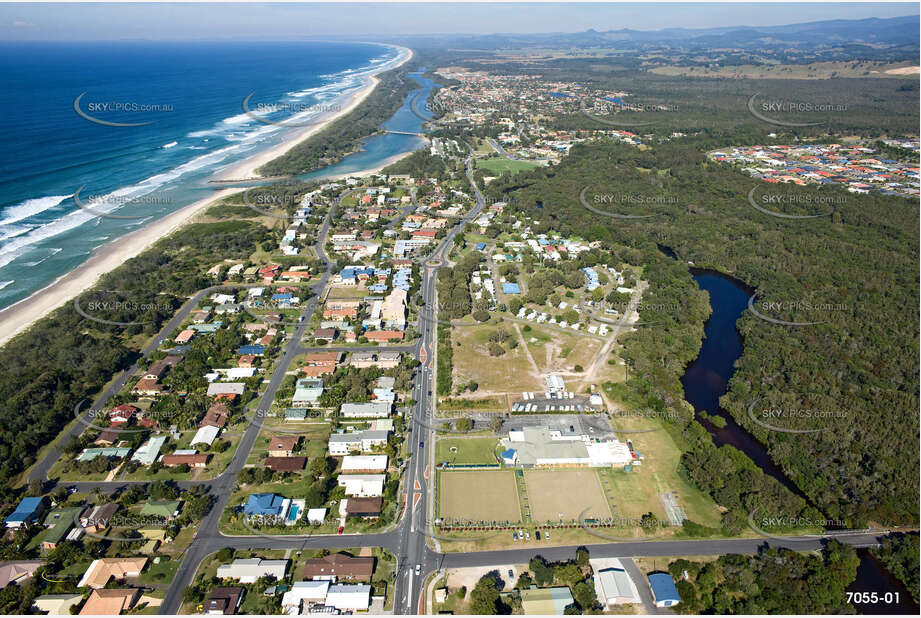 Aerial Photo Pottsville NSW Aerial Photography