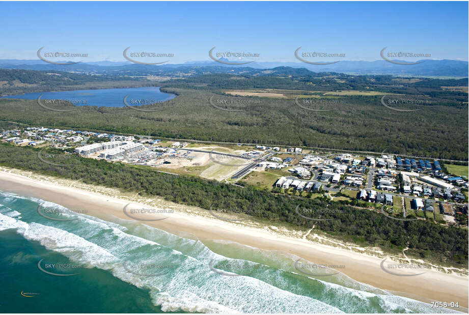 Aerial Photo Casuarina Beach NSW Aerial Photography