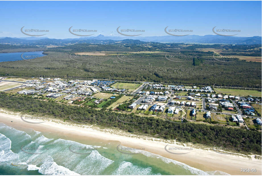 Aerial Photo Casuarina Beach NSW Aerial Photography