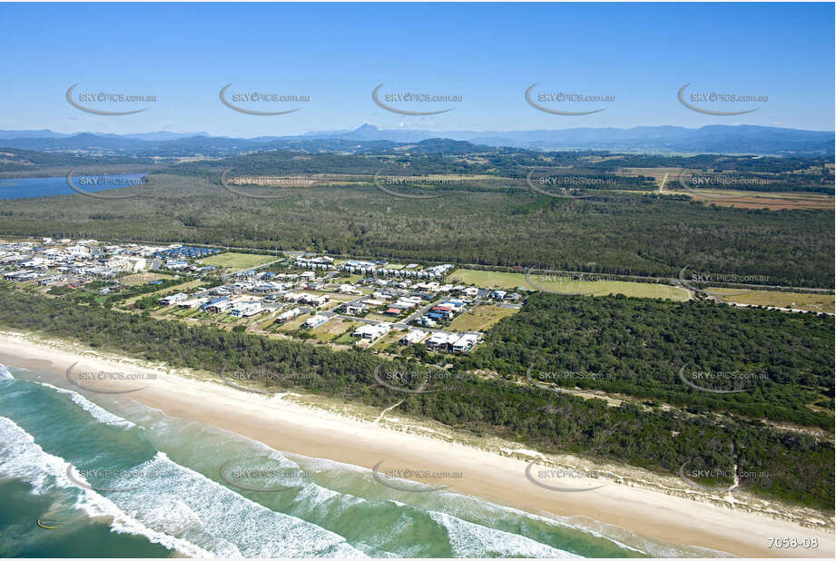 Aerial Photo Casuarina Beach NSW Aerial Photography