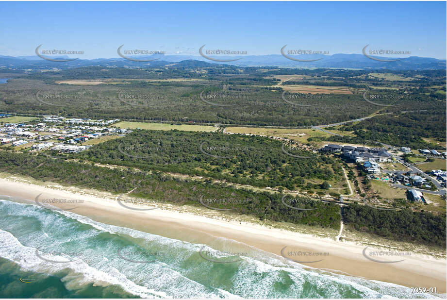 Aerial Photo Casuarina Beach NSW Aerial Photography