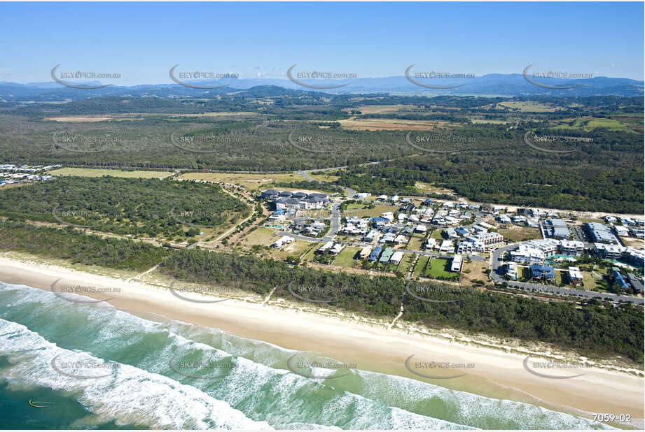 Aerial Photo Casuarina Beach NSW Aerial Photography