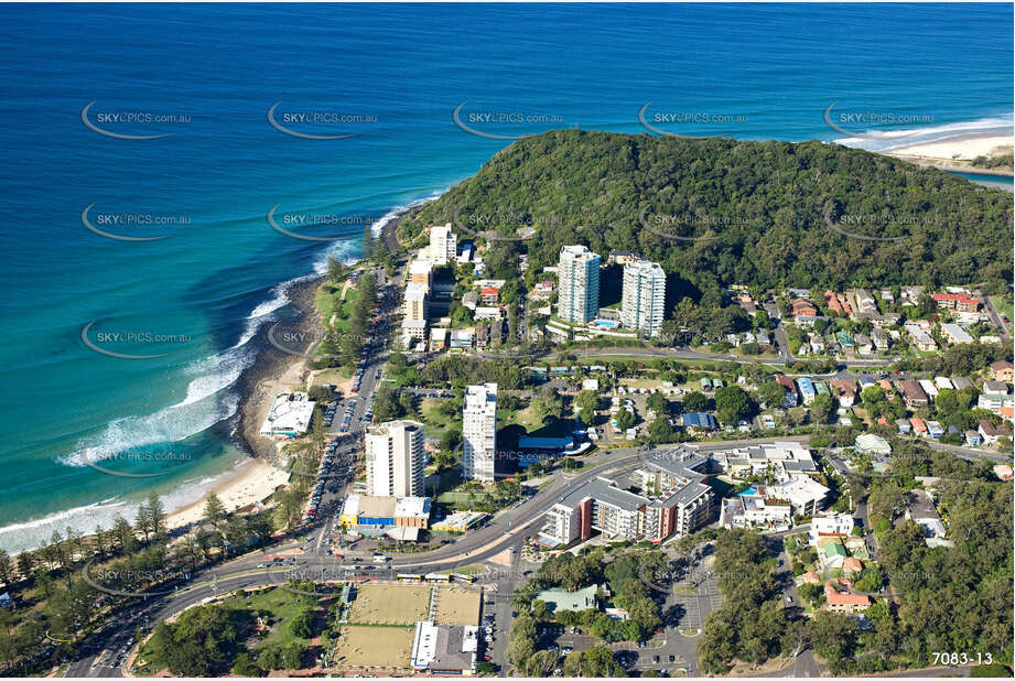 Aerial Photo Burleigh Heads QLD Aerial Photography