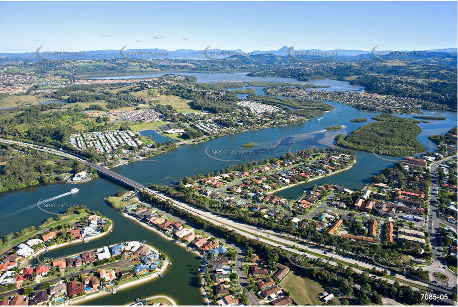 Aerial Photo Tweed Heads West NSW Aerial Photography