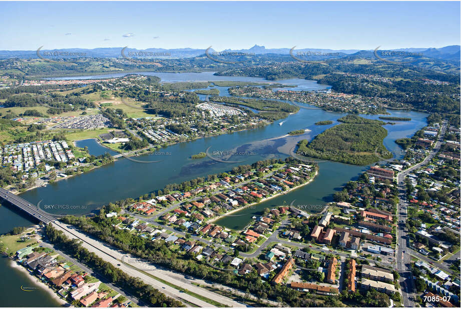 Aerial Photo Tweed Heads West NSW Aerial Photography