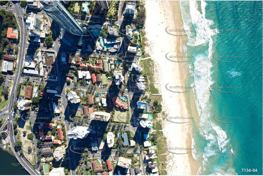 Vertical Aerial Photo Surfers Paradise QLD Aerial Photography