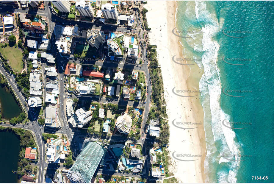 Vertical Aerial Photo Surfers Paradise QLD Aerial Photography