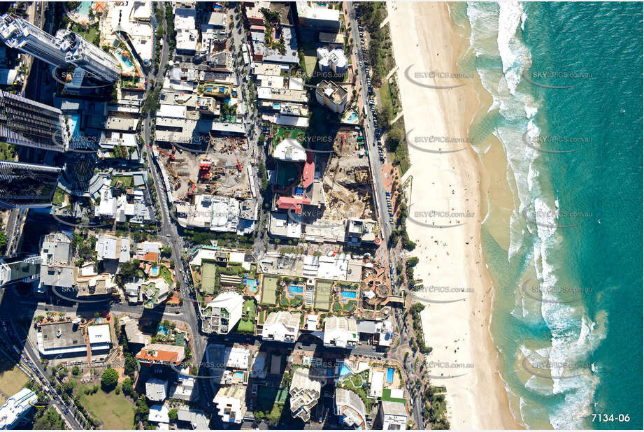 Vertical Aerial Photo Surfers Paradise QLD Aerial Photography