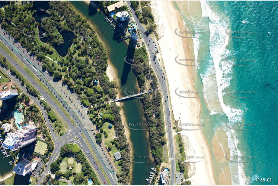 Vertical Aerial Photo Main Beach QLD Aerial Photography