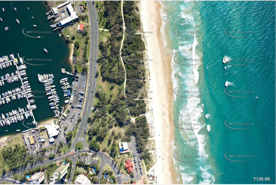 Vertical Aerial Photo Main Beach QLD Aerial Photography