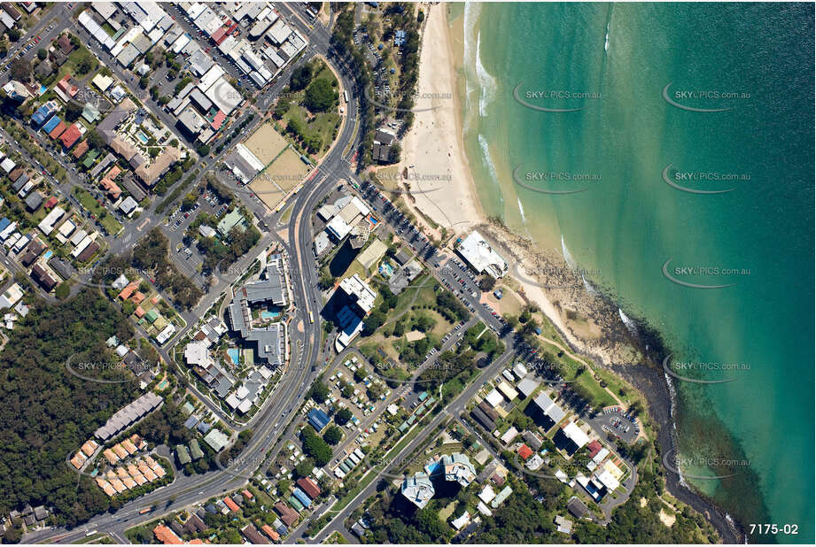 Vertical Aerial Photo Burleigh Heads QLD Aerial Photography