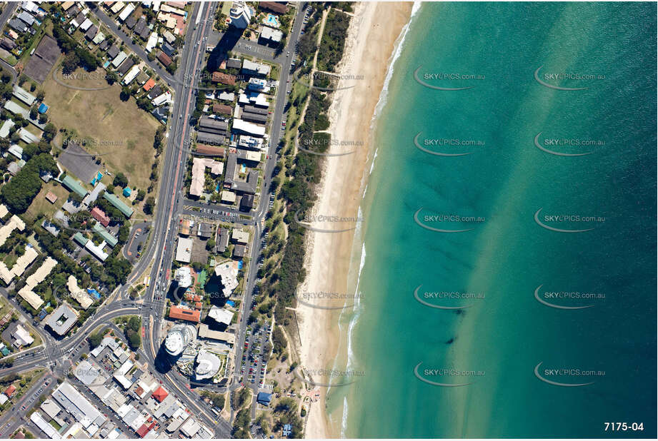 Vertical Aerial Photo Burleigh Heads QLD Aerial Photography