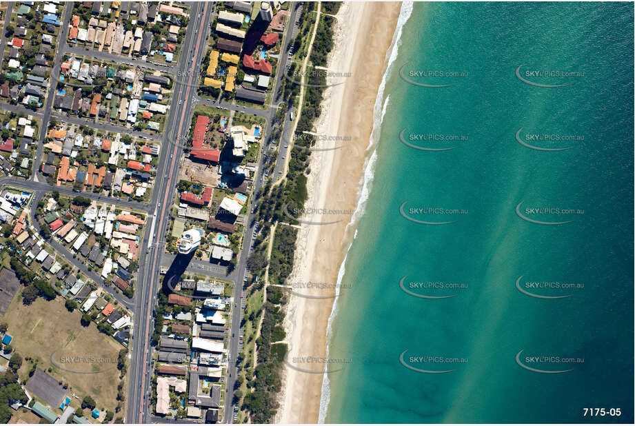 Vertical Aerial Photo Burleigh Heads QLD Aerial Photography