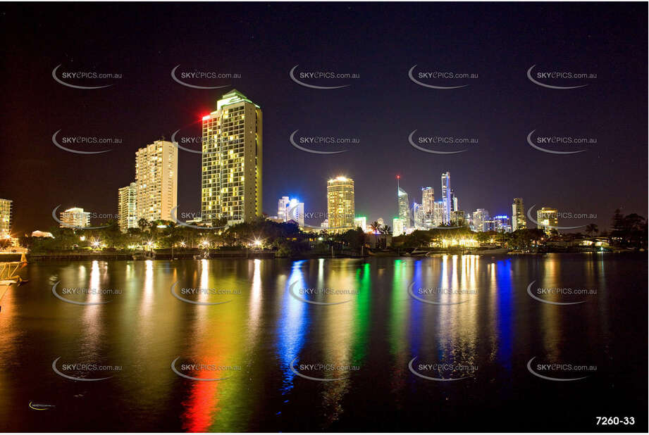 Surfers Paradise Sign QLD Aerial Photography