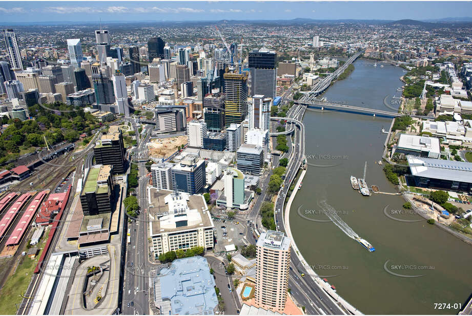 Aerial Photo Brisbane CBD QLD Aerial Photography