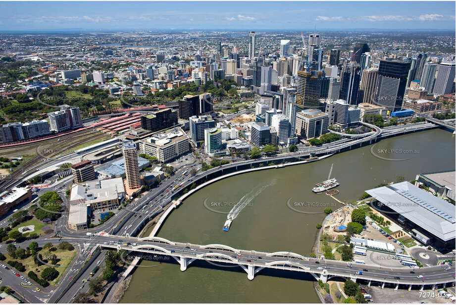 Aerial Photo Brisbane CBD QLD Aerial Photography