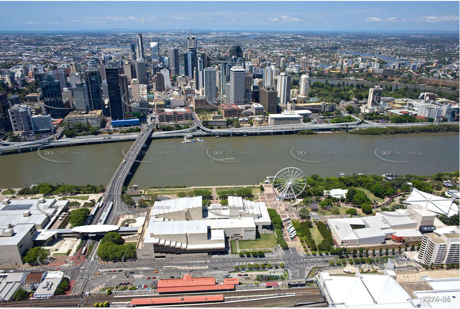 Aerial Photo Brisbane CBD QLD Aerial Photography