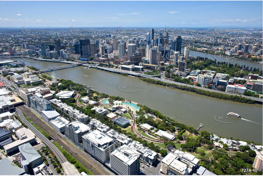 Aerial Photo Brisbane CBD QLD Aerial Photography