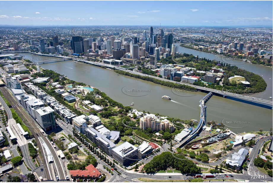 Aerial Photo Brisbane CBD QLD Aerial Photography