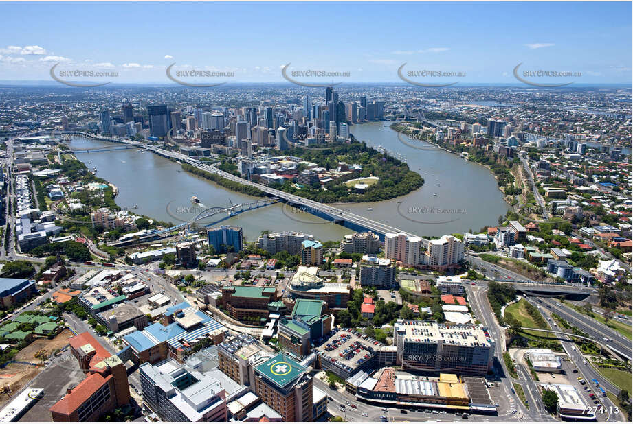 Aerial Photo Brisbane CBD QLD Aerial Photography