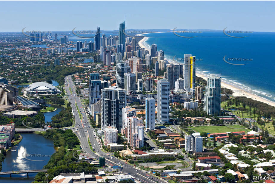 Aerial Photo Broadbeach QLD Aerial Photography