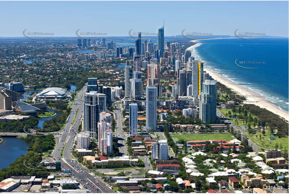 Aerial Photo Broadbeach QLD Aerial Photography