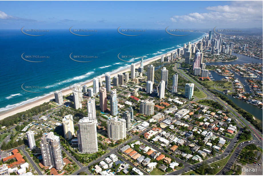 Aerial Photo Main Beach QLD Aerial Photography