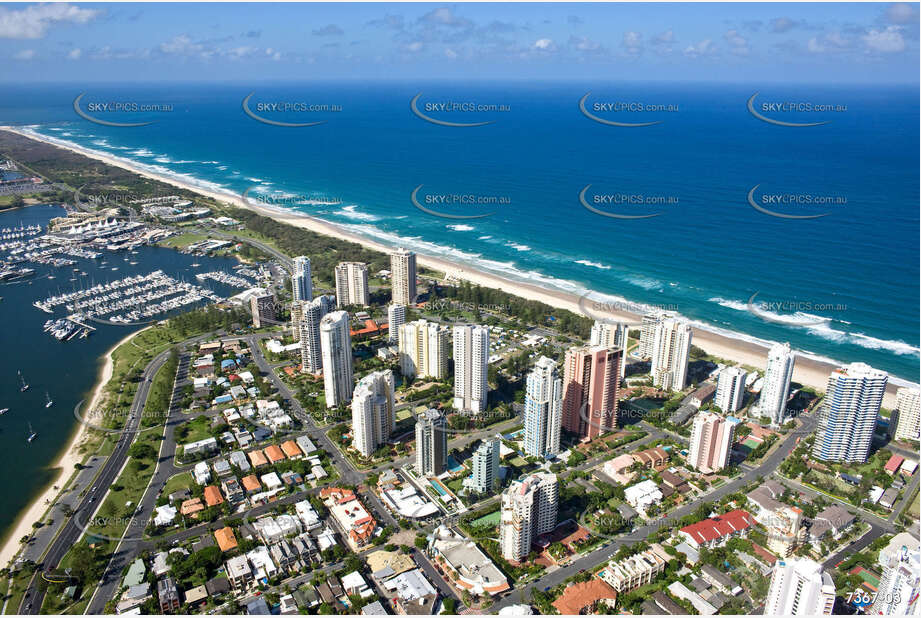 Aerial Photo Main Beach QLD Aerial Photography