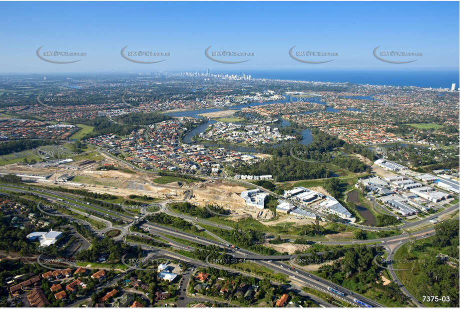 Aerial Photo Varsity Lakes QLD Aerial Photography