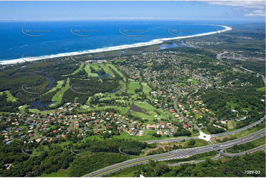 Aerial Photo Ocean Shores NSW Aerial Photography